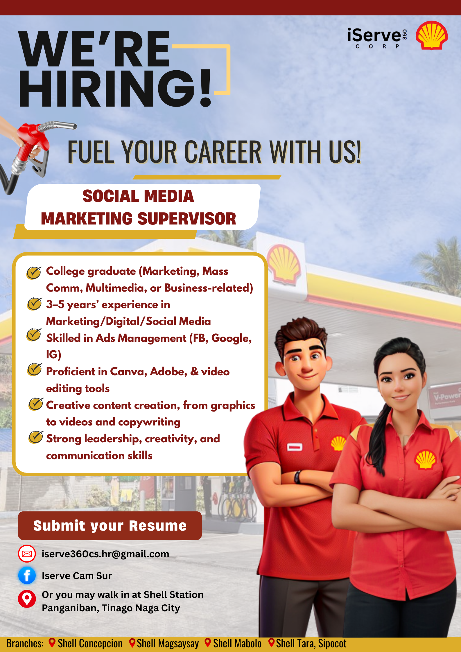 ISERVE 360 CORP JOB HIRING